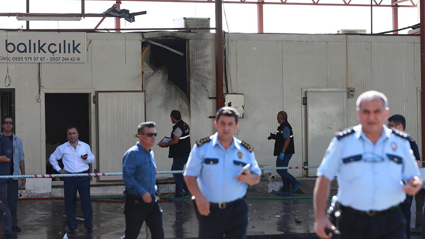 Antalya'da balıkçı barınağında patlama