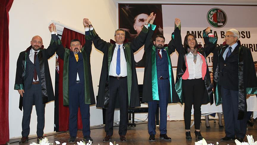 Canduran yeniden Ankara Barosu Başkanı oldu