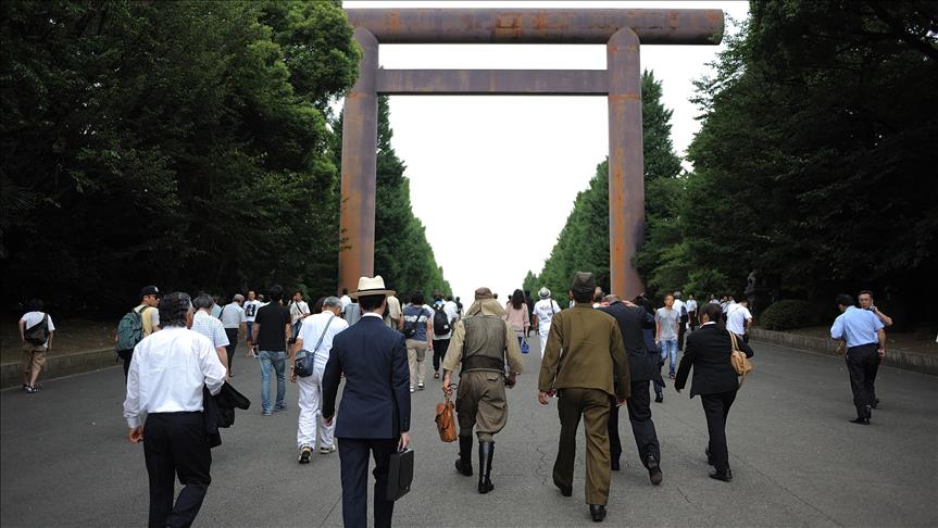 Dozens of Japanese lawmakers visit war-linked shrine