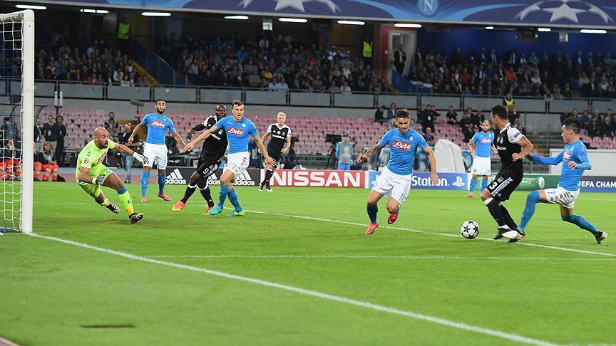 Turkey’s Besiktas stuns Napoli in Champions League