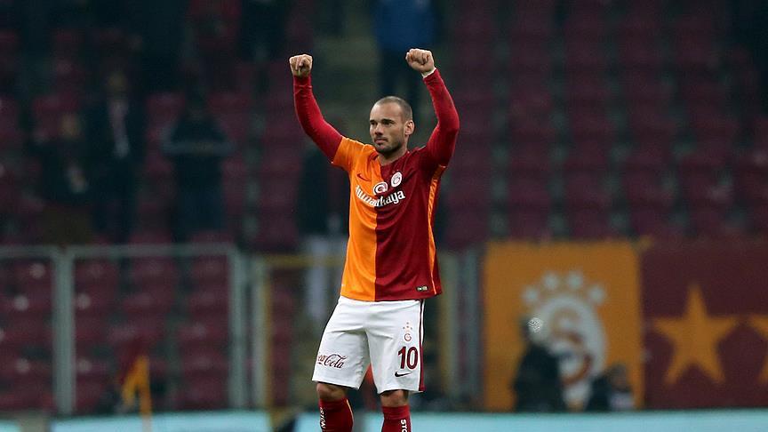 Galatasaray'da Sneijder sevinci