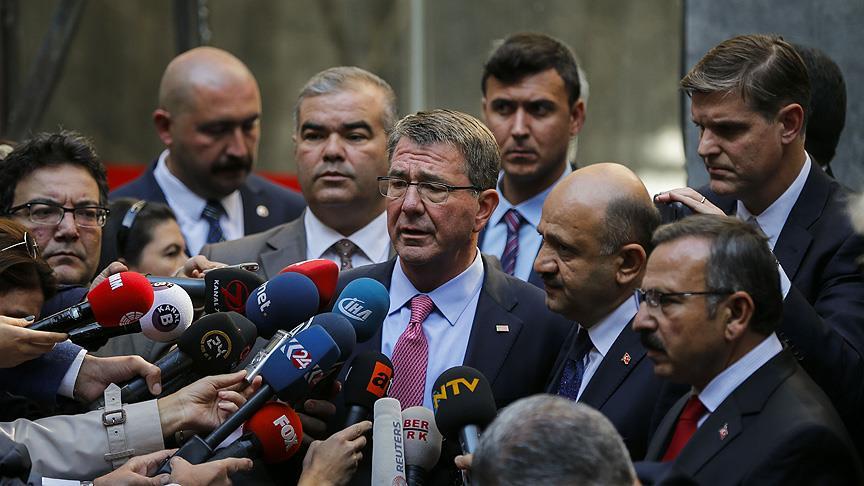 ABD Savunma Bakanı Carter: Türkiye'nin DEAŞ'a karşı operasyonlara katılmasını istiyoruz