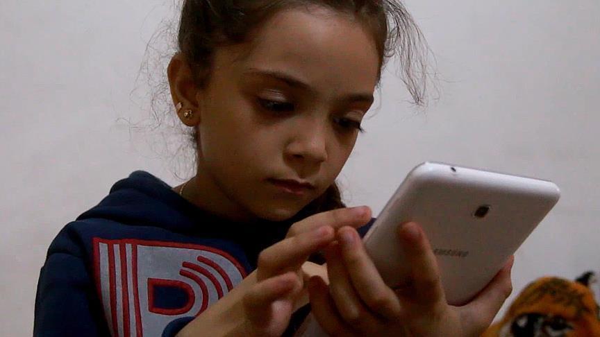 Girl tweets from war-torn Syrian city