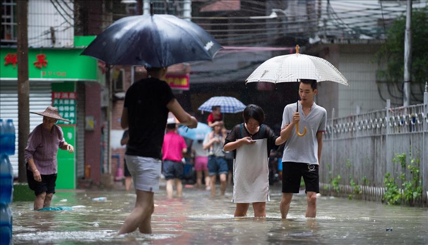 Nearly 80,000 evacuated as typhoon lashes south China