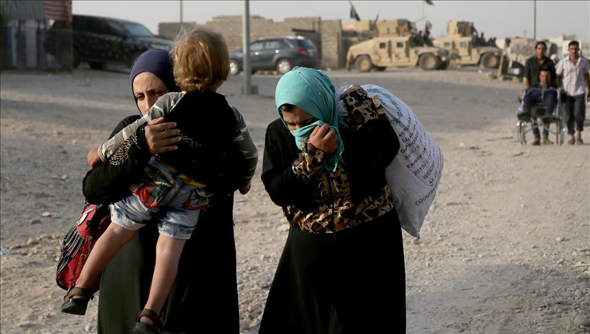 Over 3,800 people displaced amid Mosul operation