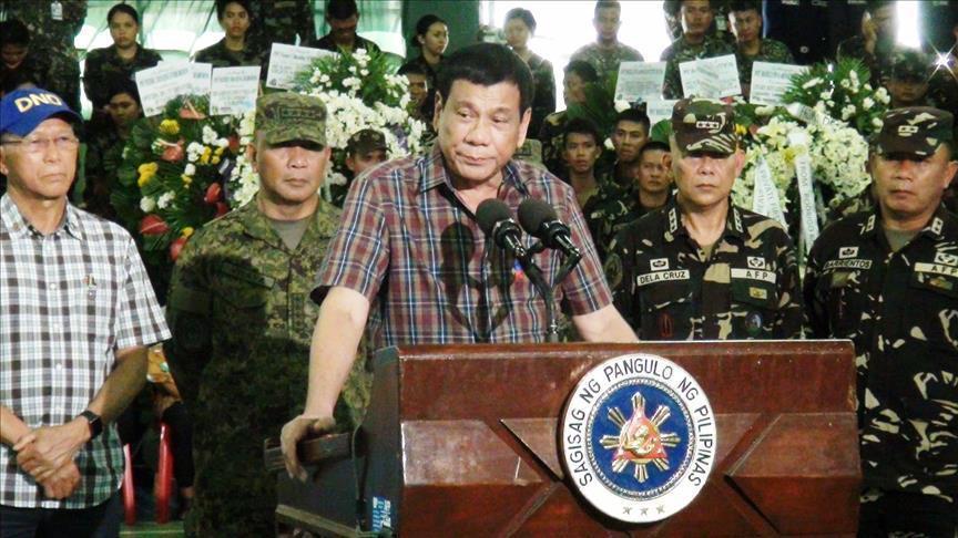 رئيس الفلبين يجدد رفضه وجود قوات أجنبية  في بلاده  