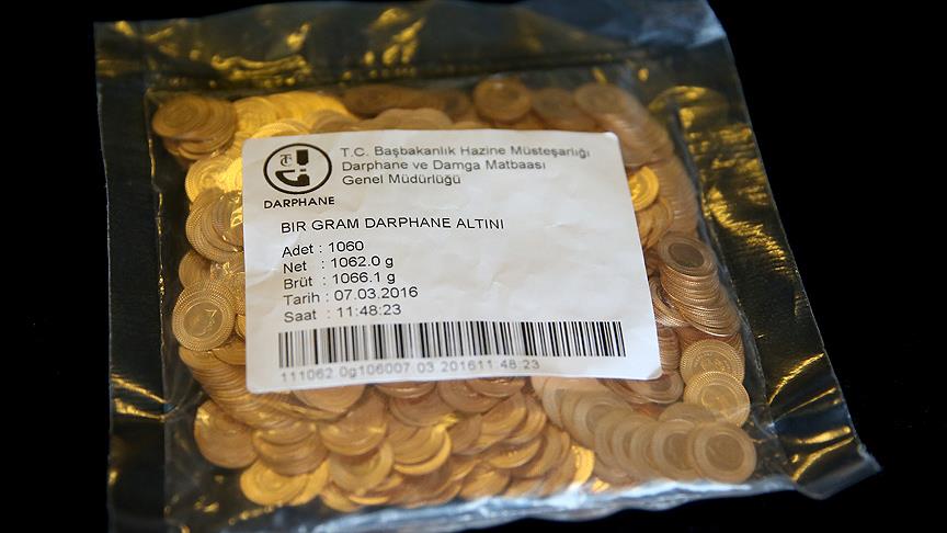 Darphane gram altın üretimine başladı