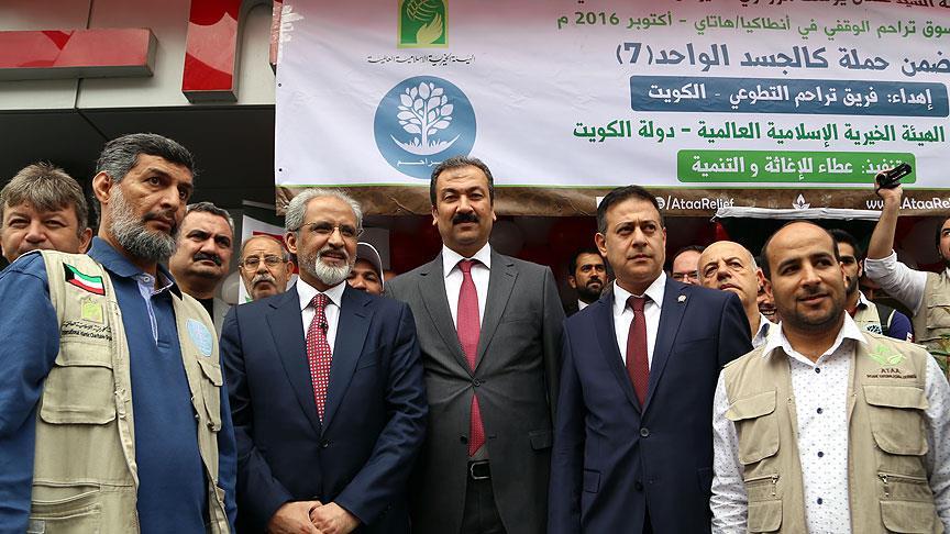 Suriyeli yetimler için market açıldı