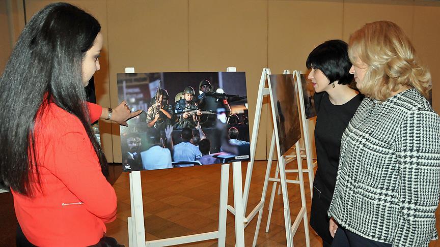 Bulgaristan'da AA'nın 15 Temmuz fotoğraf sergisi açıldı