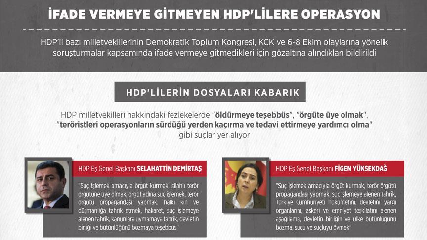 HDP'lilerin dosyaları kabarık