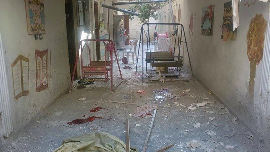 Regime shells nursery school in Syria, 8 children die