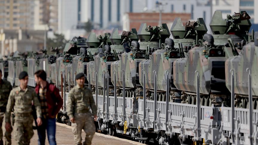 Sınıra zırhlı araç takviyesi