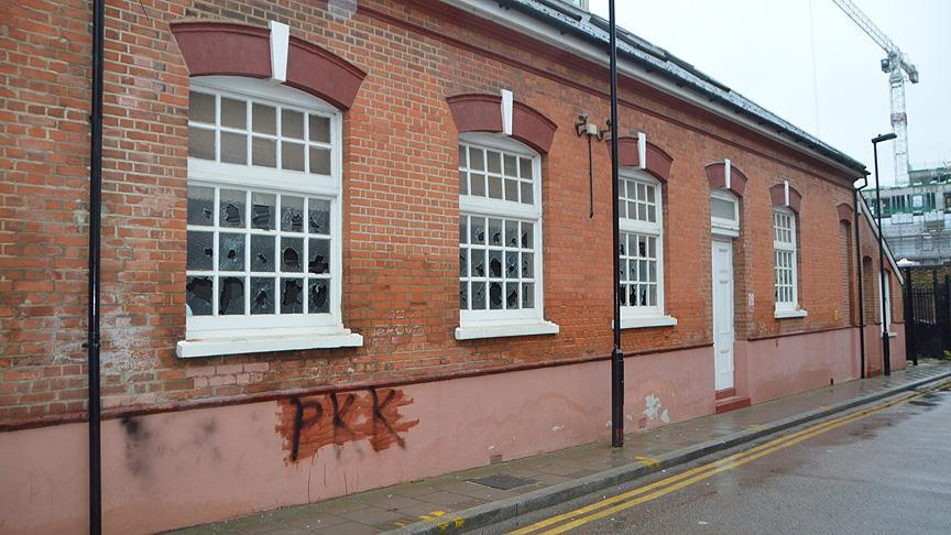 Police probe PKK slogans daubed on London mosque