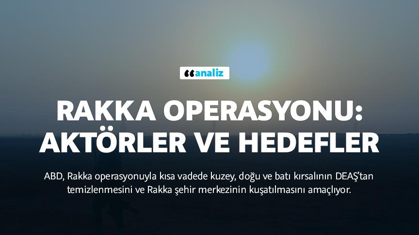 Rakka operasyonu: Aktörler ve hedefler 
