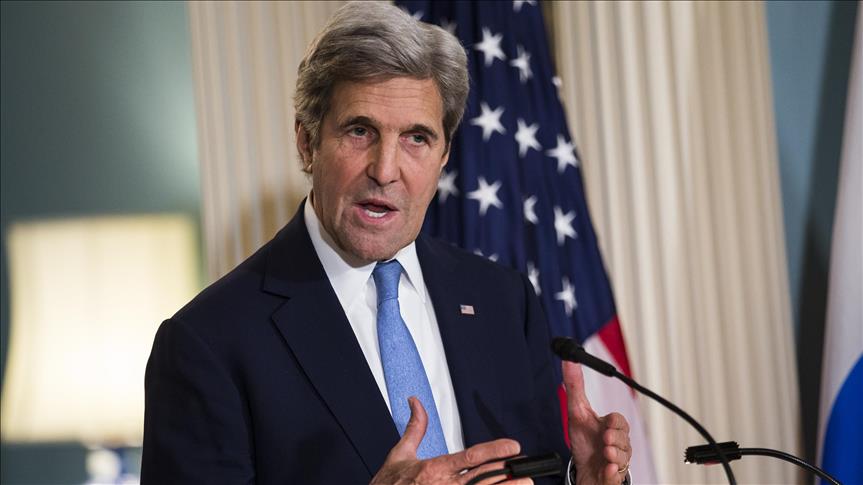 John Kerry arrives in Muscat to discuss Yemen conflict