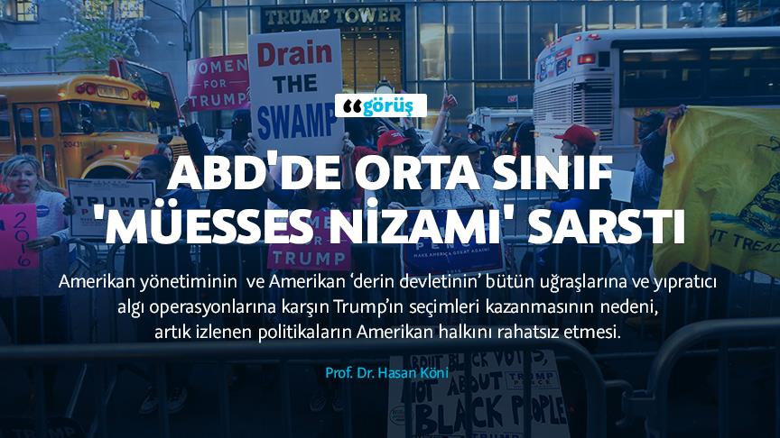 ABD'de orta sınıf 'müesses nizamı' sarstı