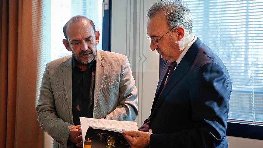 AA'dan Saraybosna Büyükelçisi Koç'a ziyaret