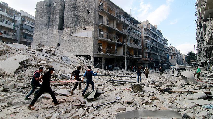 Число жертв бомбежек в Алеппо растет