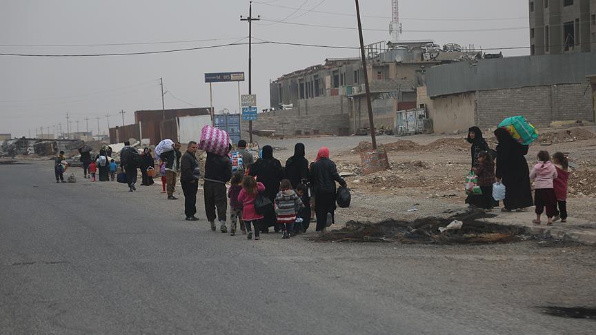 Iraq: 62,000 civilians displaced since Mosul offensive