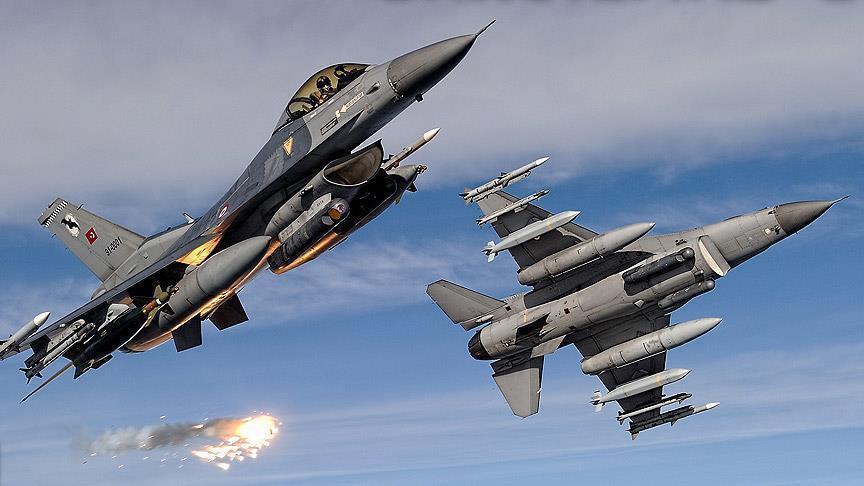Turkish air force hits Daesh, PKK/PYD targets in Syria