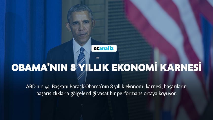 Obama'nın 8 yıllık ekonomi karnesi 