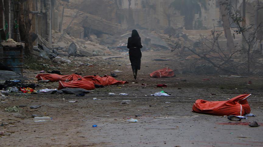 45 killed as Syrian forces shell refugees in Aleppo