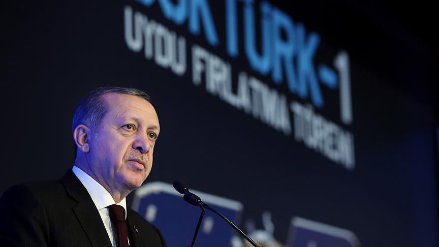 Cumhurbaşkanı Erdoğan: Uydularımızı da artık kendimizin üretmesi şarttır