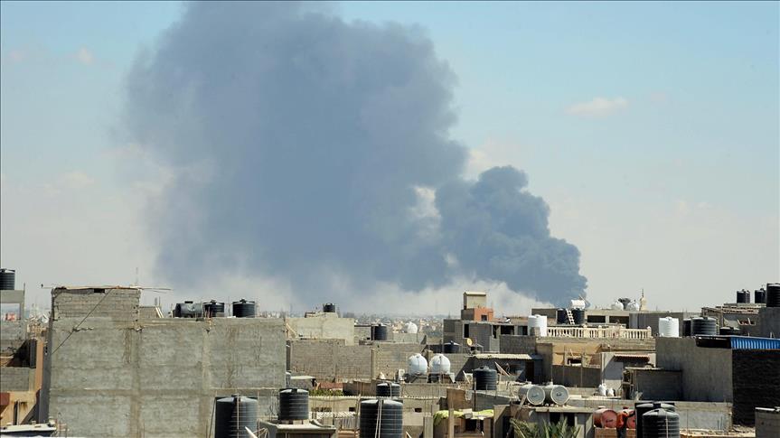 Pro-Haftar warplanes strike airbase in central Libya
