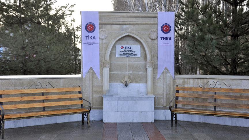 TİKA Kırgızistan'a su çeşmesi yaptırdı