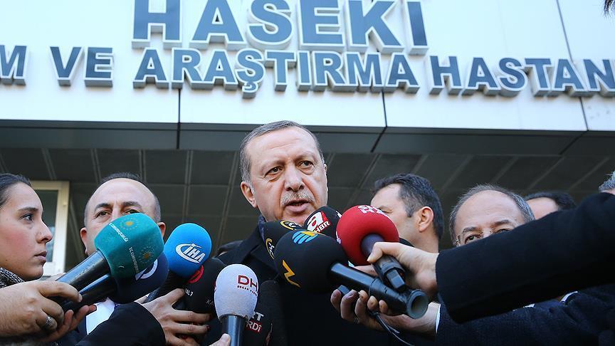 Erdogan vows to continue fight against terrorism