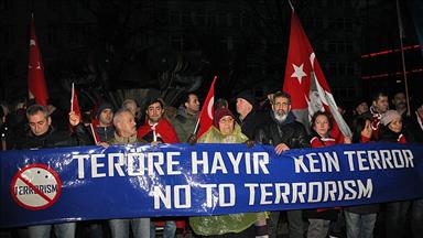 Turkish citizens in Berlin protest PKK terror attack