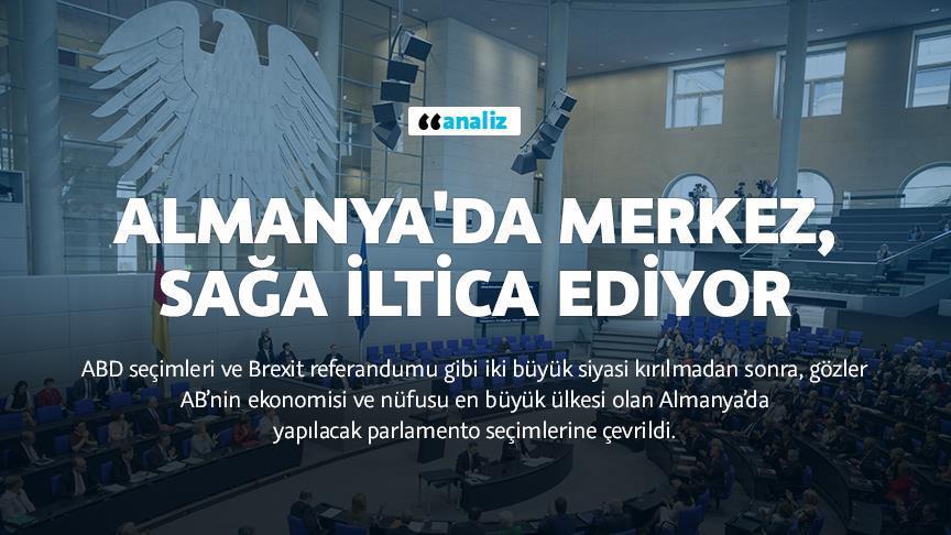 Almanya'da merkez, sağa iltica ediyor