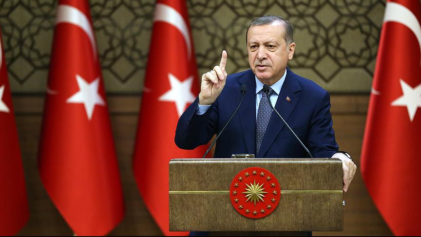 Cumhurbaşkanı Erdoğan: Tüm terör örgütlerine karşı milli bir seferberlik ilan ediyorum