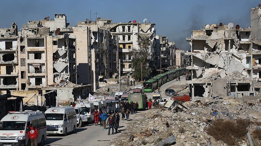 Civilian evacuation from Aleppo suspended after attack