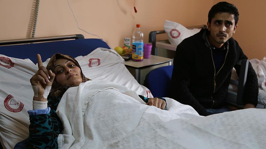 Turkish hospitals treat scores of injured Aleppians