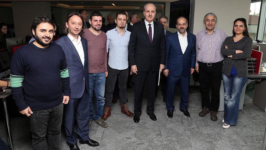 Başbakan Yardımcısı Kurtulmuş, Albayrak Medya Grubu'nu ziyaret etti
