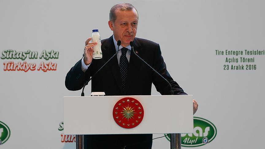 Cumhurbaşkanı Erdoğan: Bizim milli içkimiz ayrandır
