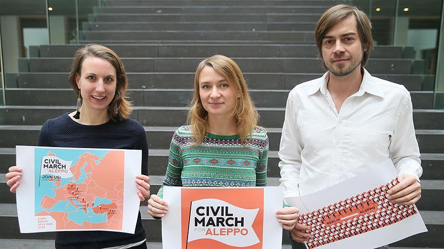Activists to march from Berlin to Aleppo