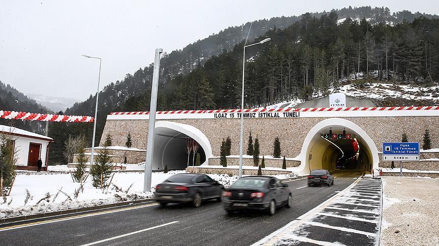 Turkey opens tunnel linking Black Sea, Central Anatolia