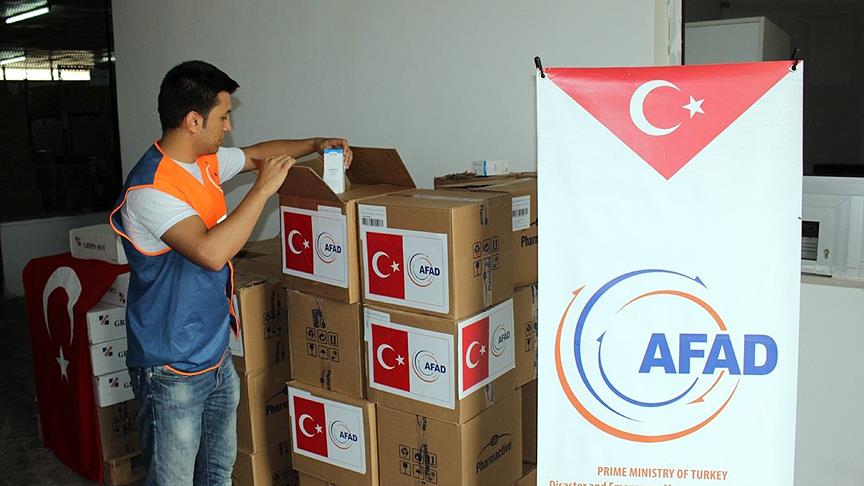 AFAD'dan Myanmar'a yardım