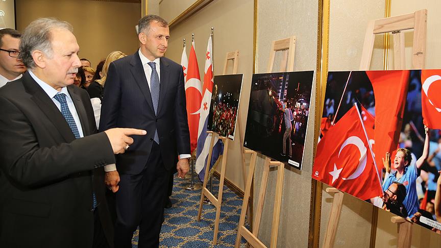 AA'nın "Milli İradenin Yükselişi Sergisi" Batum'da açıldı