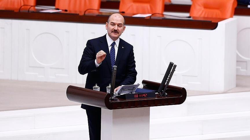 Turkey foiled 339 terror plots in 2016: Interior min.