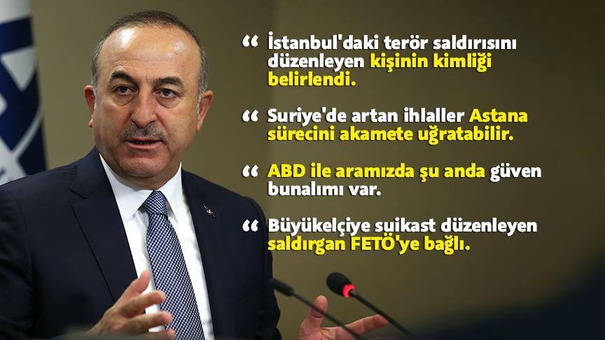 Dışişleri Bakanı Çavuşoğlu: Suriye'de artan ihlaller Astana sürecini akamete uğratabilir