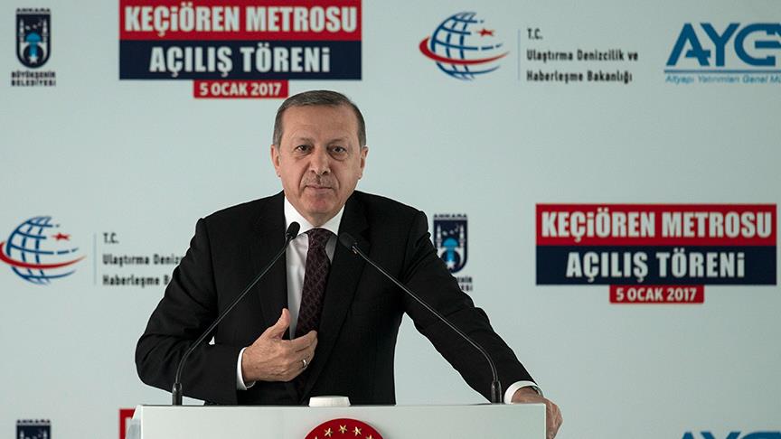 Cumhurbaşkanı Erdoğan: Türkiye'nin güvenliği Halep'te başlar
