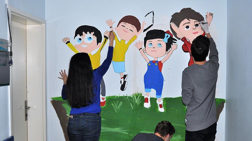 Cocuklarin Hastane Korkusuna Cizgi Film Kahramanli Cozum