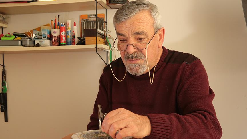 Emekliliğinde tanıştığı 'naht sanatı'na sahip çıkıyor