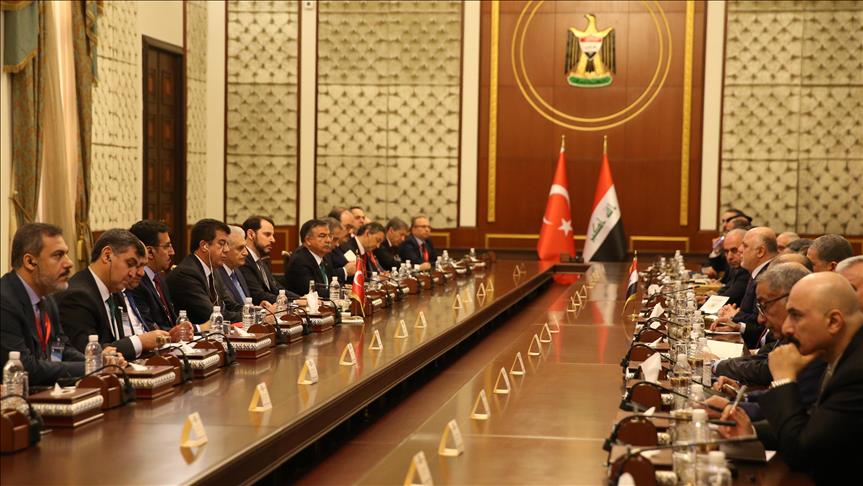 نشست شورای همکاری استراتژیک عراق و ترکیه در بغداد