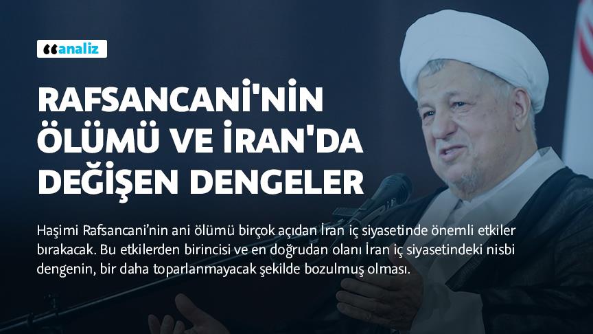 Rafsancani'nin ölümü ve İran'da değişen dengeler
