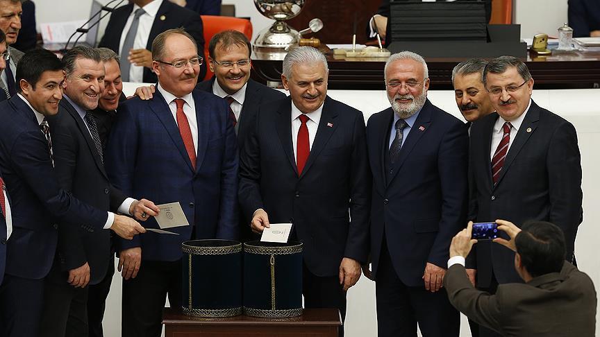 Turkish MPs adopt first two articles of constitution change
