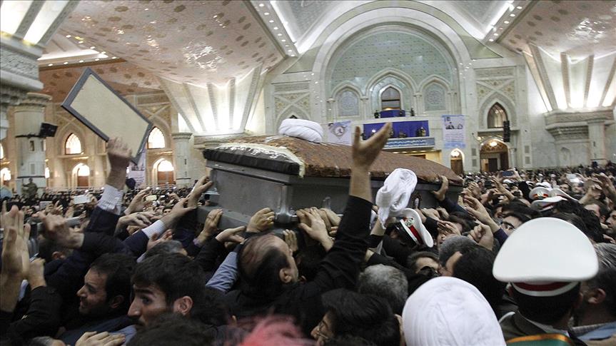 Iran’s Rafsanjani funeral marred by anti-Russia slogans